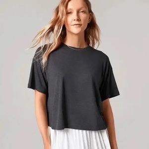 Allbirds trino crop top, grey